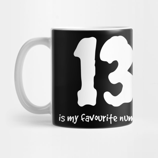 Superstitious? 13 is my lucky number! by Qwerdenker Music Merch